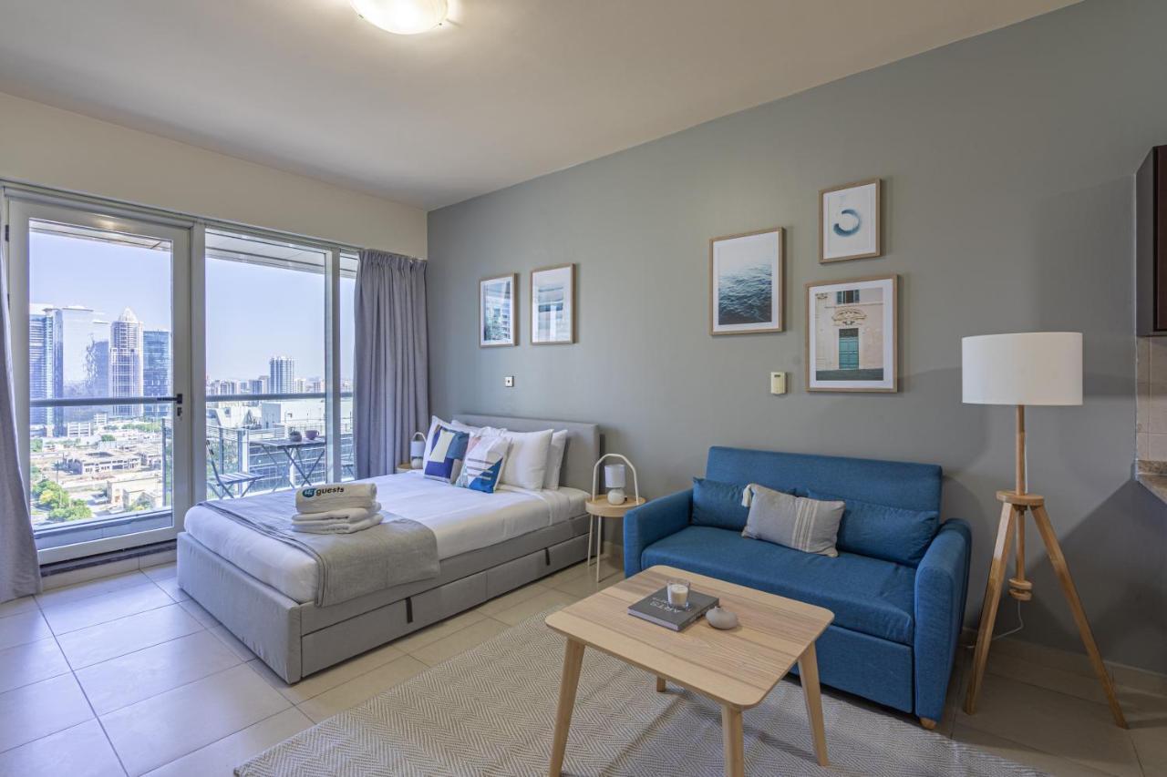 Higuests - Modern Studio With Incredible City Skyline View Dubai Buitenkant foto