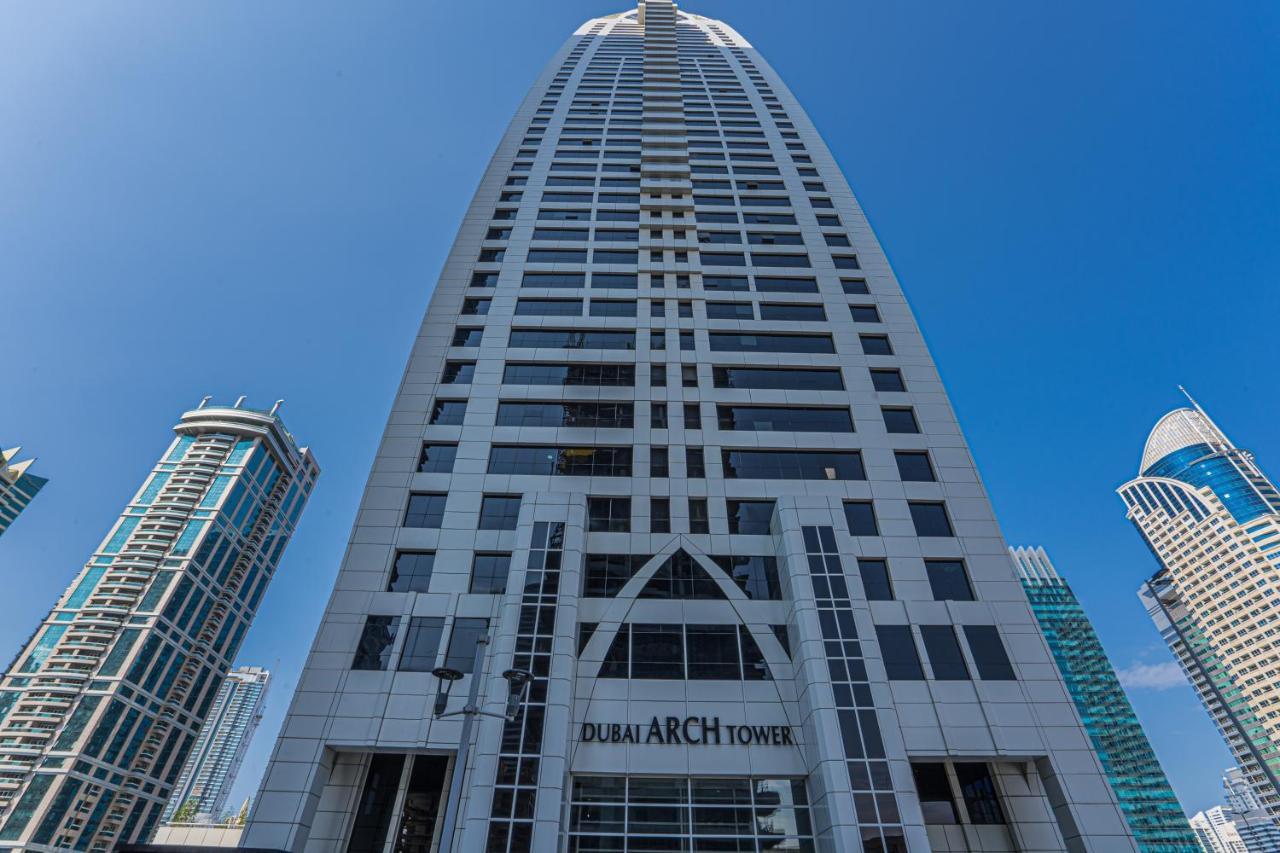 Higuests - Modern Studio With Incredible City Skyline View Dubai Buitenkant foto